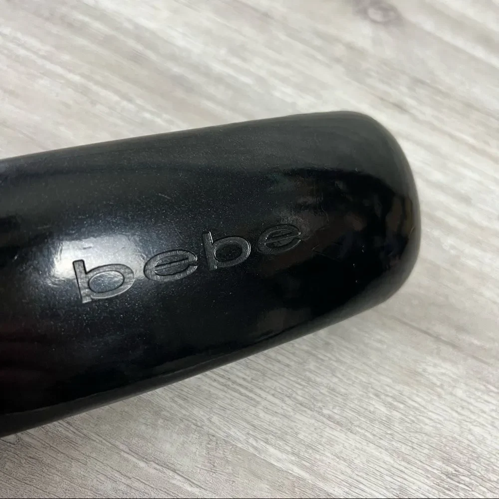 BEBE Black Sunglasses Eyeglass Clamshell Hard Case